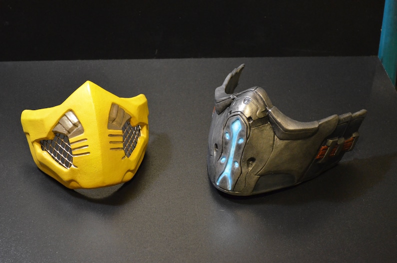 MKX Toasty Scorpion battle worn face mask costume/ cosplay