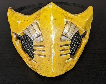 MKX Toasty (Scorpion) battle worn face mask costume/ cosplay MKX