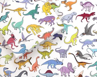 Dinosaur wrapping paper, dinosaur gift wrap, wrapping paper, kids birthday, kids wrapping paper, funny wrapping paper, dinosaur, gift wrap