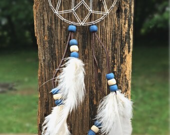 Dreamcatcher on Reclaimed Barn Wood