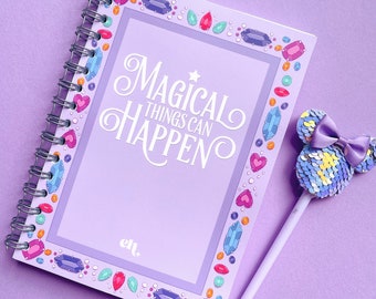 Magical Things Can Happen Spiral Lined Notebook