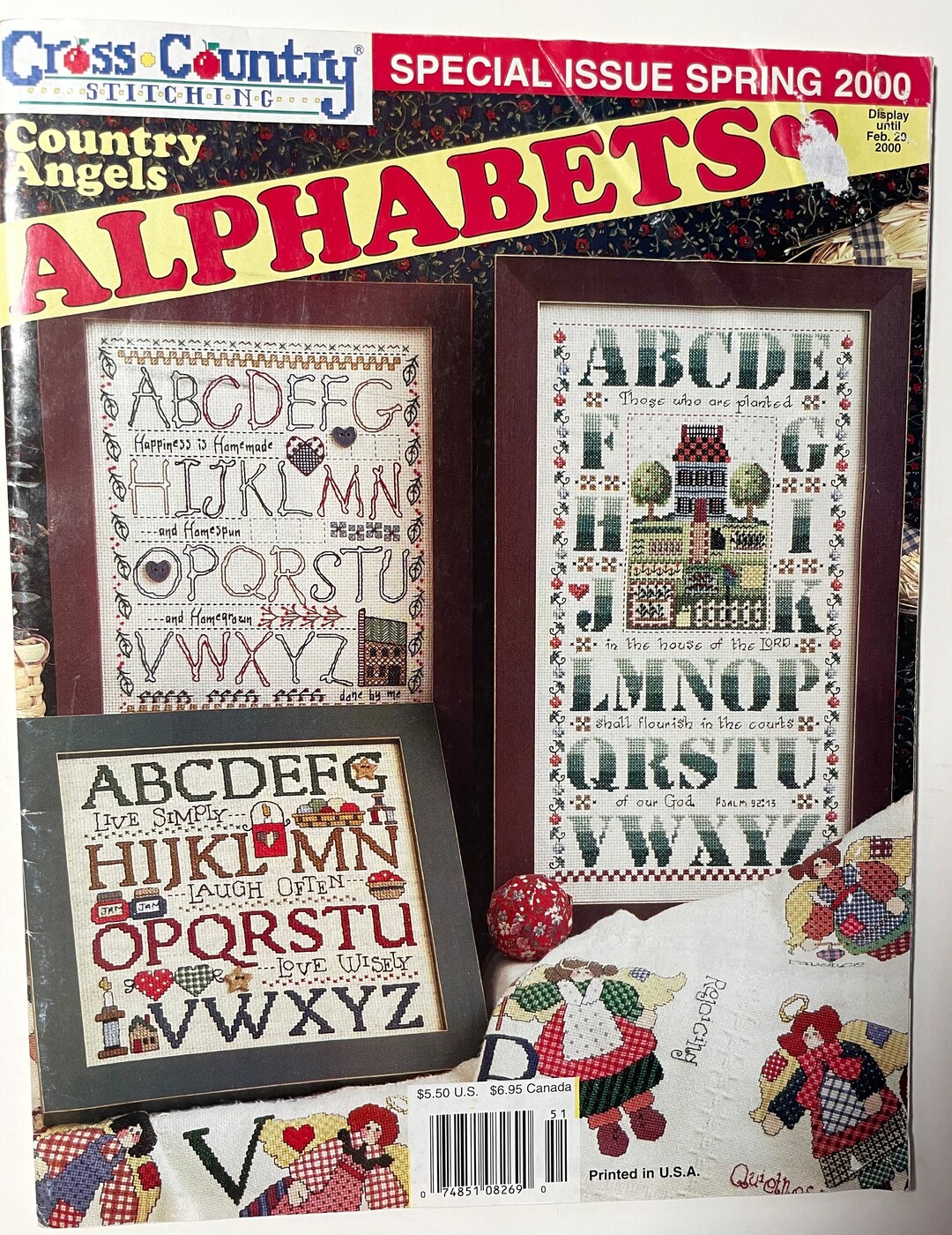 Cross Country Stitching Magazine Issue SPRING 2000 Etsy