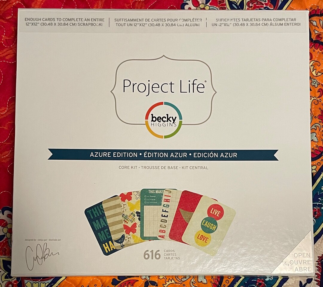 NEW Project Life Becky Higgins Azure Edition Journal Smash Etsy