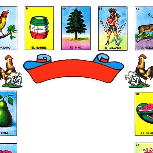 Loteria Any Occasion MASTER BLANK TEMPLATE 4x6 Etsy