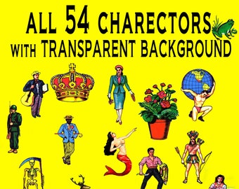 Mexican Loteria, Old School Version Transparent Characters "Vol. 1" Reg. Price 6.95  "NOVEMBER SALE"