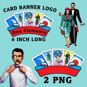 NOUVEAU! Don Clemente Card Banner (un blanc inclus) 6 pouces de LONG