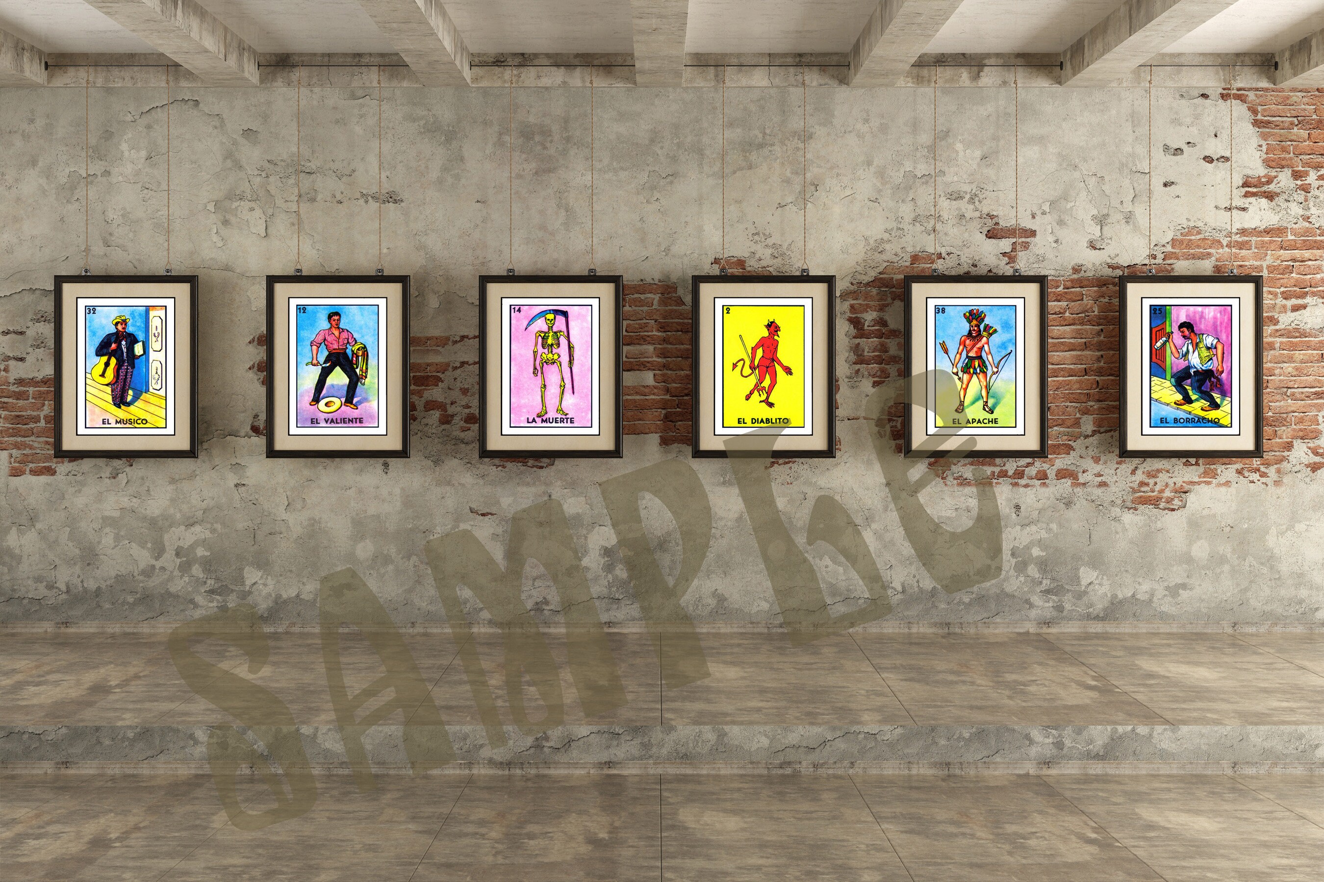 Mexican Loteria Loft Poster Image 6x9 12x18 18x24 Etsy mexican-loteria-loft-poster-image-6x9-12x18-18x24-etsy