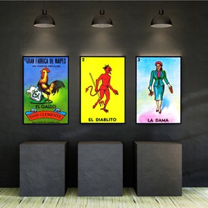 Rare &quot;Loteria Art Gallery Collection&quot; (18 inch Large or Small Projects Images)  | Reg. 14.95