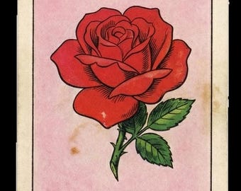 LA ROSA posterafbeelding Mexicaanse loterij 'NIEUW'. 300 dpi (png)