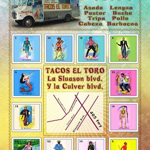 Loteria Mexicana, Convite ou Folheto Editável JPG 5"X7" Tamanho de cartão postal para impressão Reg. 1,99 à venda agora!