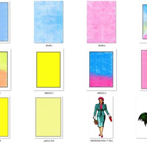 LOTERIA ACHTERGRONDKIT 4X6 en 5"X7" Reg. 6,99 Nu in de aanbieding!