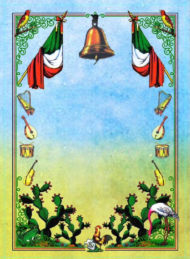 Loteria Invitation Template for all occasions Etsy