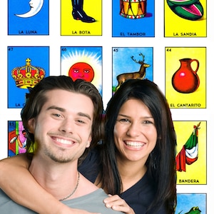 Mexikanische Loteria 6ft.x9ft. ver.2 Hintergrund "JPG zum selbst ausdrucken" - Reg. 9,99 Jetzt im Angebot!
