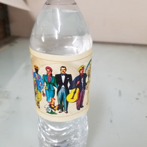 Loteria, Water Bottle Wrap &quot;Printable&quot; (8-1/2&quot; x  3&quot;)