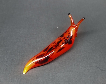 Glass Slug, Red and Black
