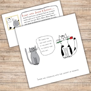 Carte d'anniversaire drôle de chats (et interview exclusive !) | Carte d'anniversaire partenaire | Carte d'anniversaire de mari | Carte d'anniversaire pour femme | Carte pour amoureux des chats