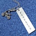 Motorcross Necklace - FEARLESS - Motorcycle Jewelry - Dirt Bike - Gift