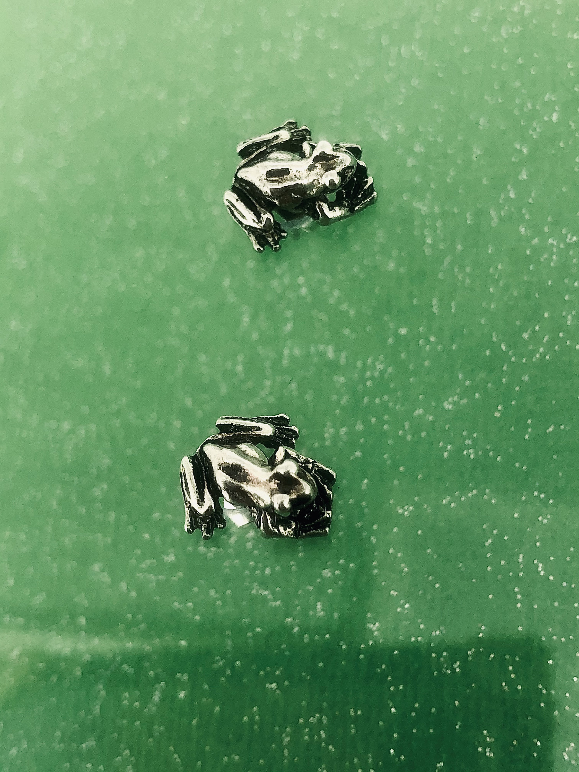 Super Cute Coqui Stud Earrings Sterling Silver Frog Lover Etsy
