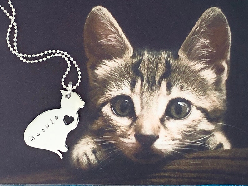 cat memory necklace