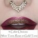 No Piercing - Nose Ring - Septum Cuff - Fit all - 3 Color Choice : Silver tone, Rose tone, Gold tone FREE SHIPPING
