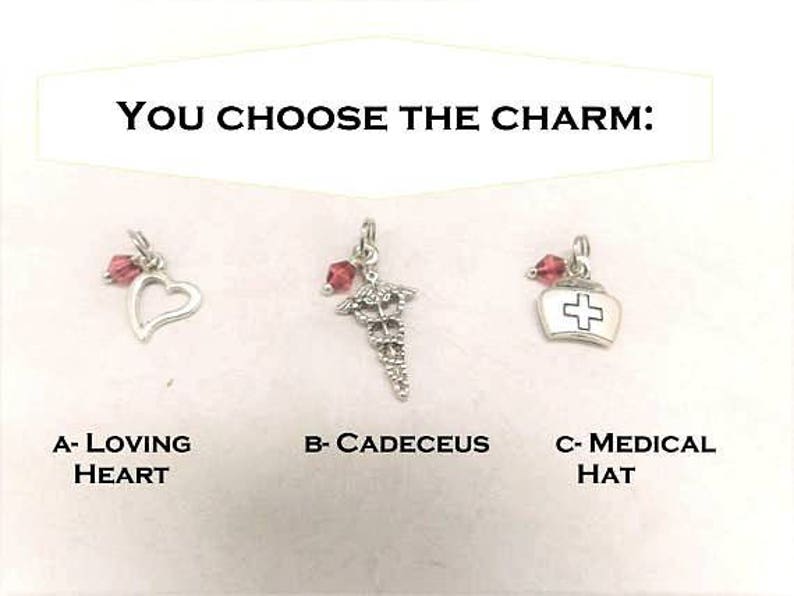 Personalized Stethoscope Charm Wrap ID Name Tag Thank You - Etsy