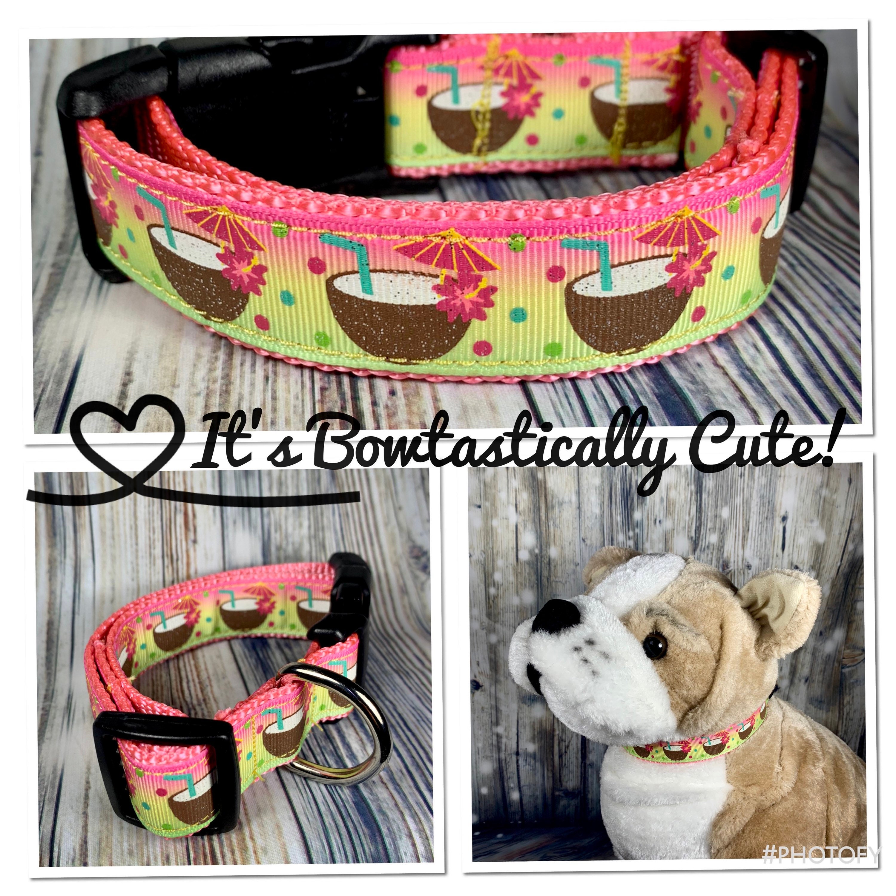 Dog Collar Geometric Wood Print Pet Leash — Onesweetorange