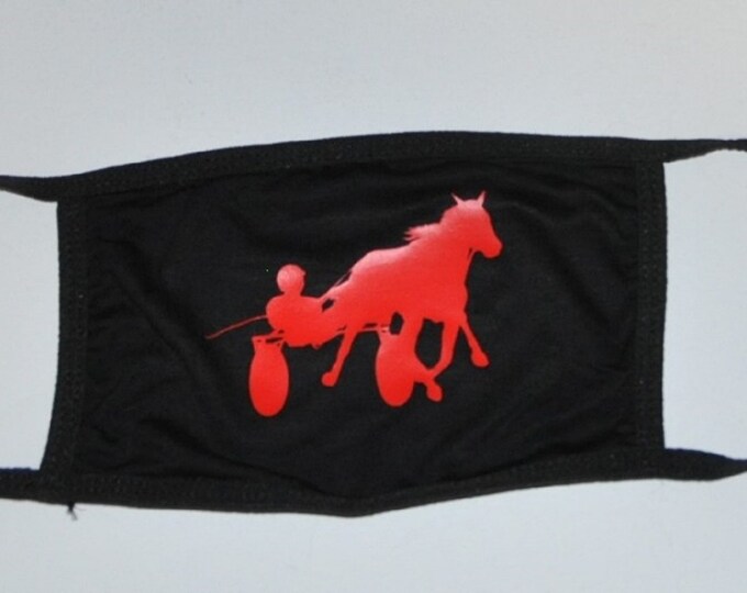 Harness Racing Mask Standardbred Horse Racing Face Mask Etsy