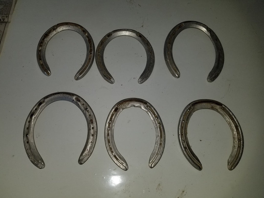 Used Aluminum Authentic Horseshoes Great for Crafts Etsy