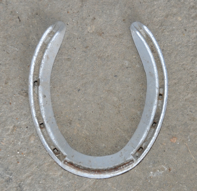 Used Aluminum Authentic Horseshoes Great for Crafts Etsy