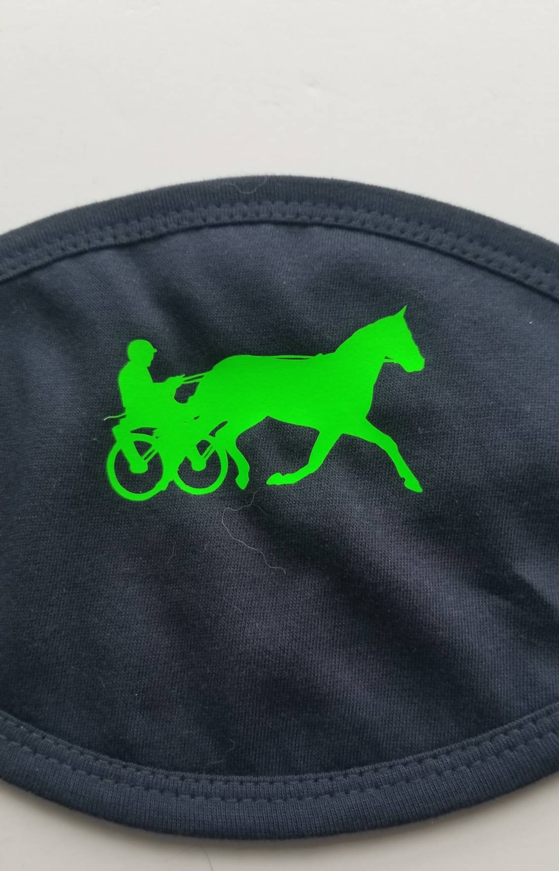 Harness Racing Mask Standardbred Horse Racing Face Mask Navy Etsy