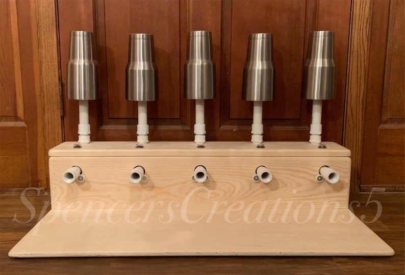 5 Cup Epoxy Tumbler Turner Spinner Multi Cup Tumbler Turner Etsy