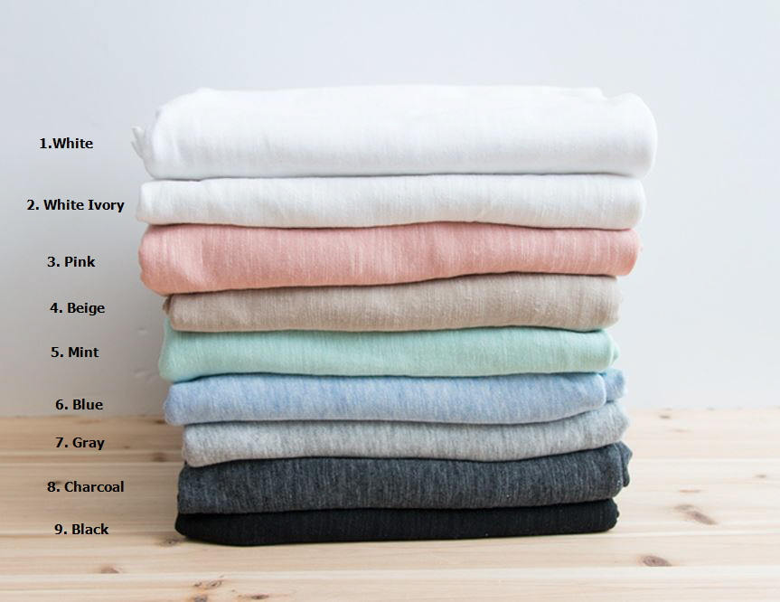 Slub Solid Cotton Knit Fabric Slub Texture Fabric by Yard 9 Etsy