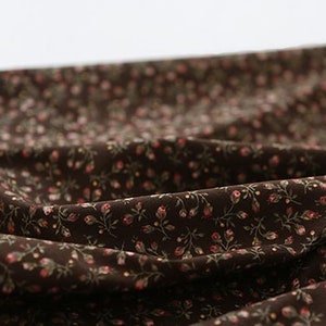 Little Flower Pattern Cotton Fabric by Yard - 3 Colors Selection S18925 ...