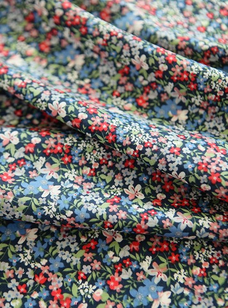 Lawn Fabric Floral Pattern Lawn Fabric wild Etsy