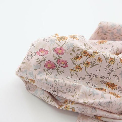 Little Flower Pattern Cotton Fabric by Yard 3 Colors - Etsy