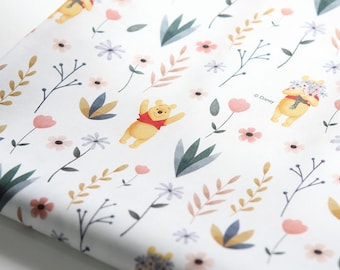 Winnie the Pooh Pattern Cotton Fabric by Yard