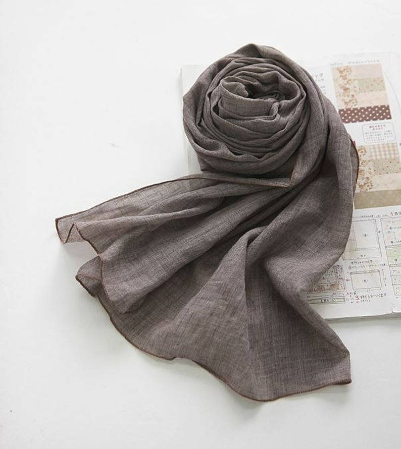 Single Washed Cotton Gauze Fabric by Yard Beige Brown Dark Etsy