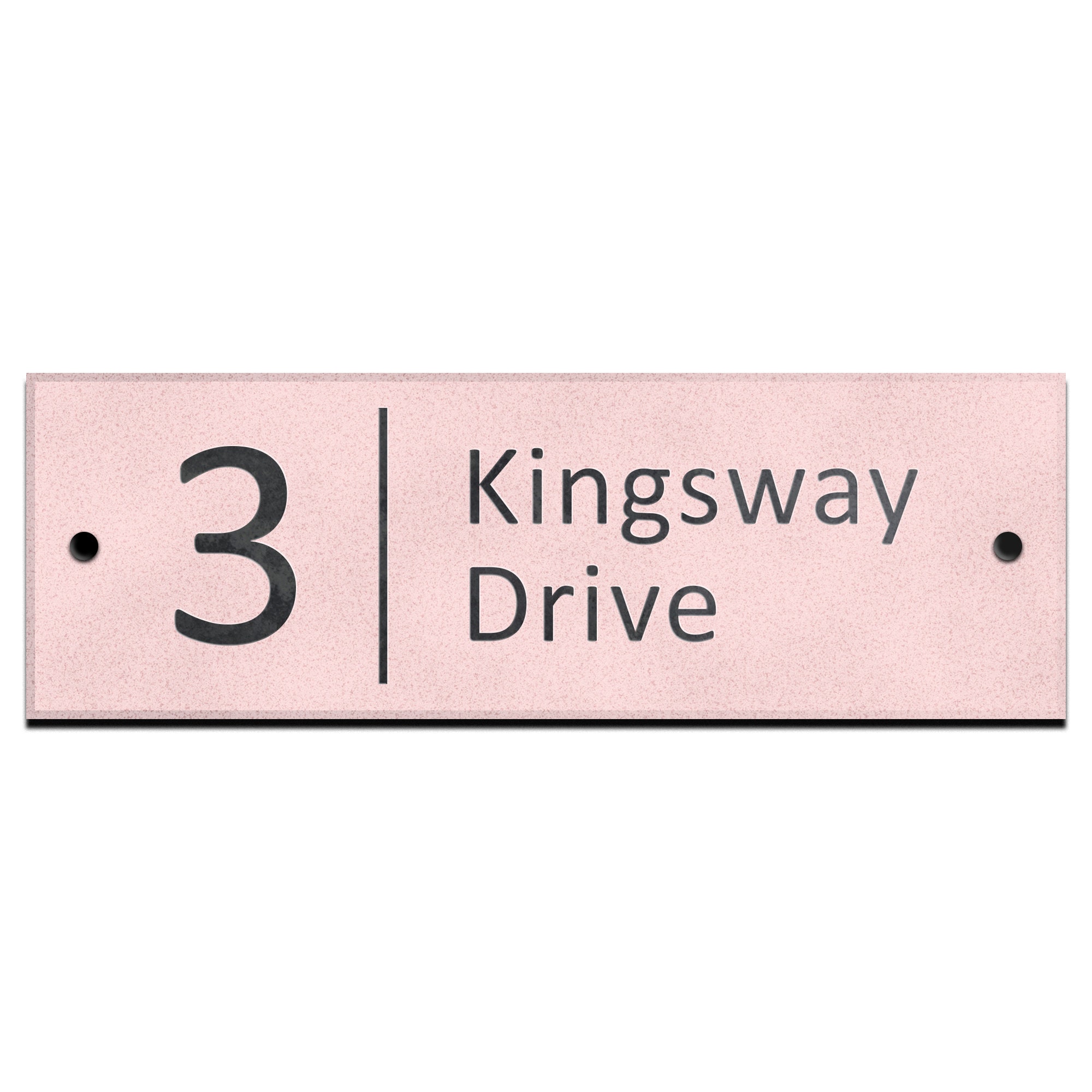 Numero Civico In Ardesia Verde Fatto A Mano: Insegna Incisa