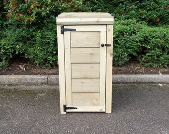 Wooden Log Store with Door Kindling Shelf Fully Assembled Narrow for  Smaller Gardens, Outdoor Firewood Storage Keeps Your Logs Tidy an Dry