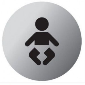 Baby Change Symbol Door Sign