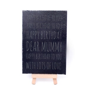 Happy birthday mummy plaque