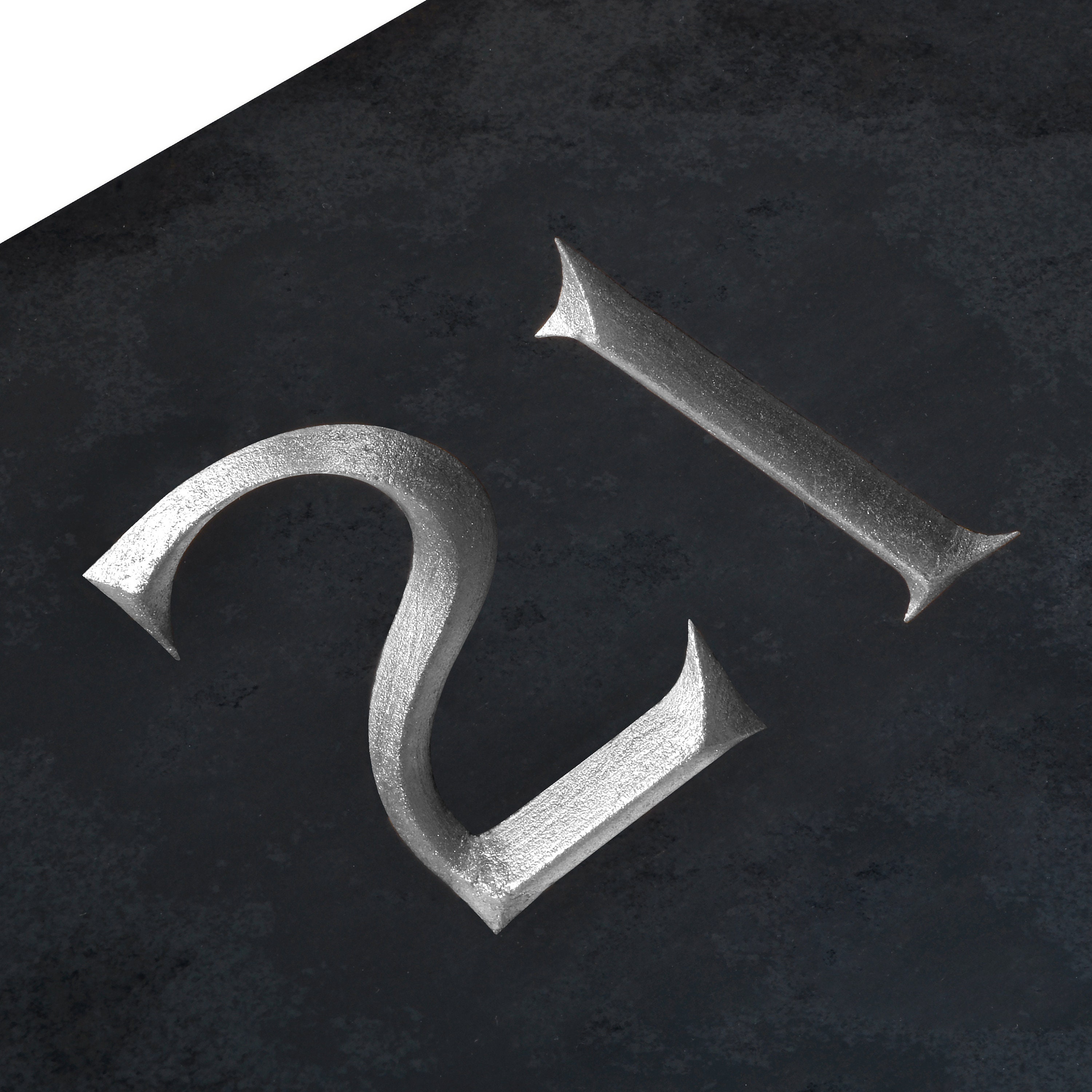 Premium Heavyweight Charcoal Grey Slate House Number Numbers Etsy UK