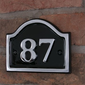 House Number Bridge Aluminium