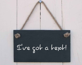 Love Island Slate Range - "I've got a text!"