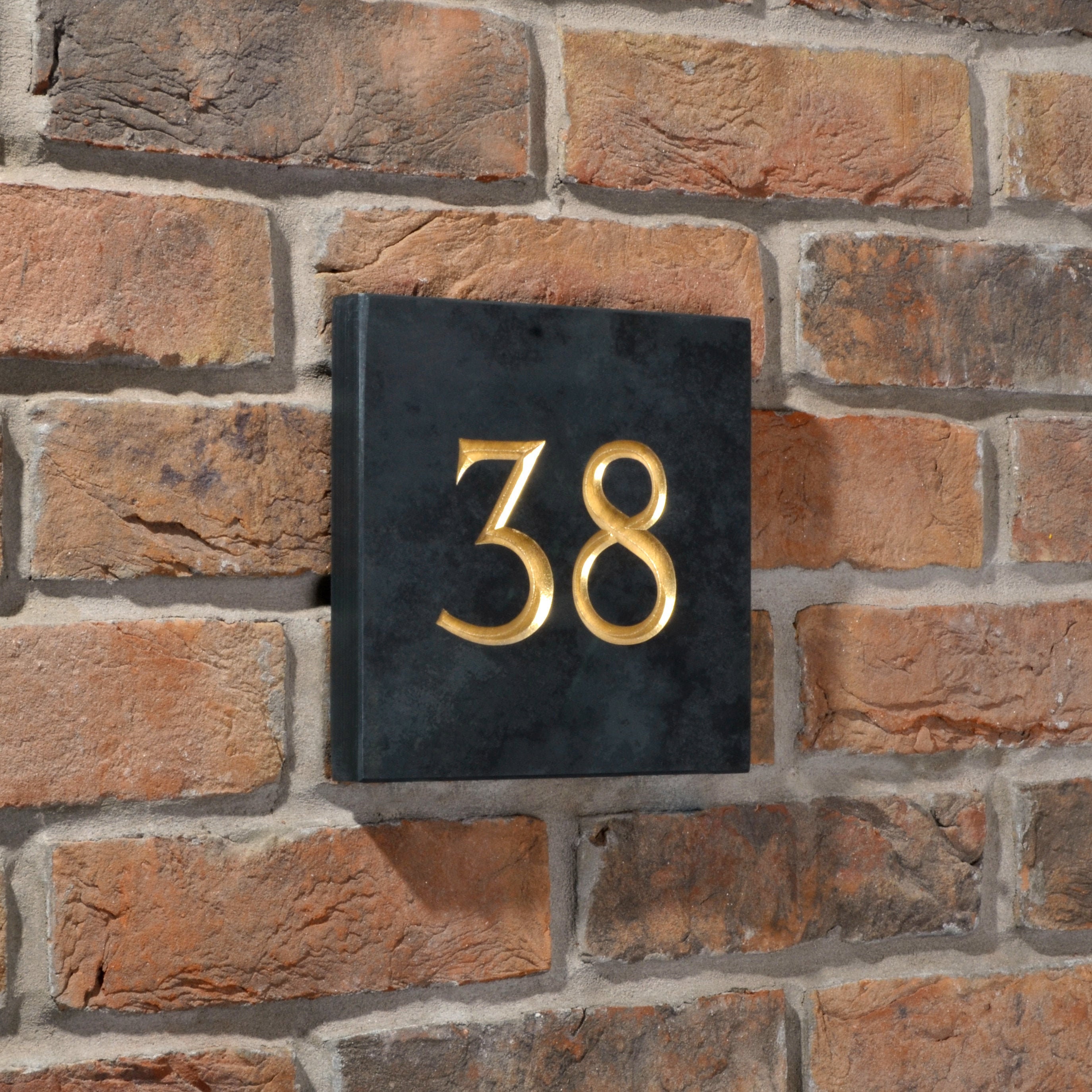 Premium Heavyweight Charcoal Grey Slate House Number Numbers Etsy UK