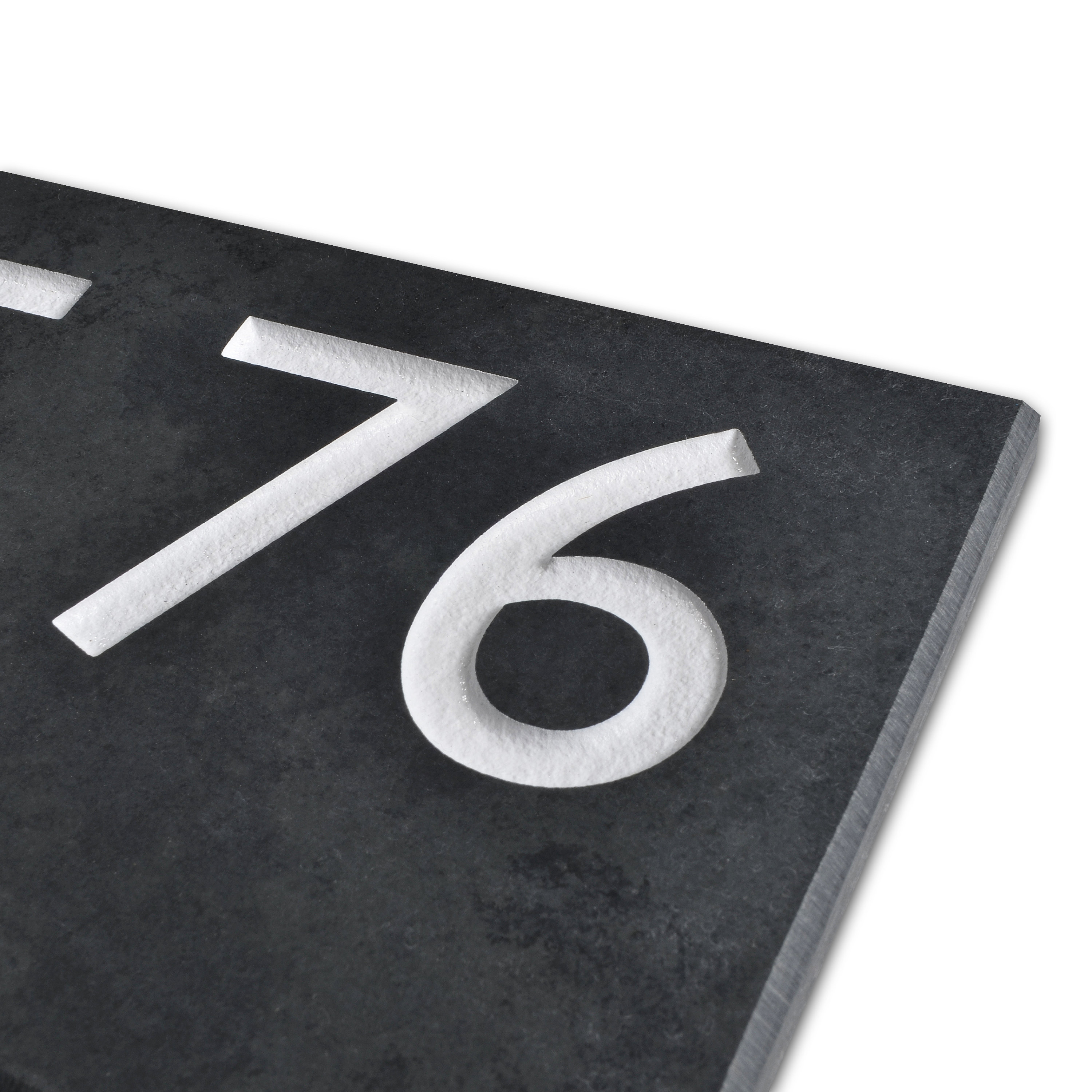 Personalised Engraved House Numbers Modern Angled Design Etsy