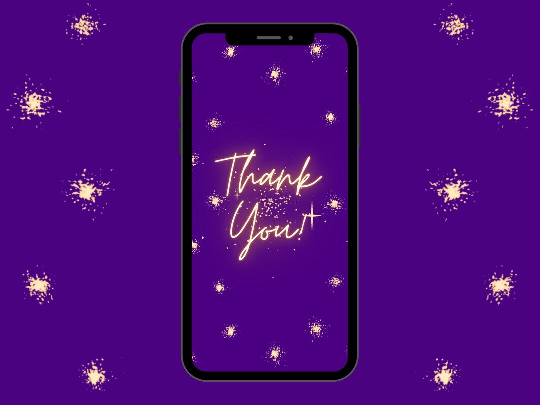 Thank You Ecard Digital Download Animated Thank You MP4 Thank You JPG