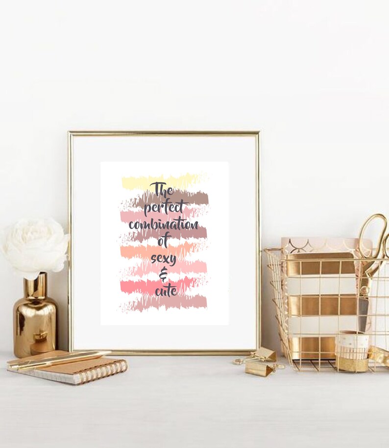 Bedroom decor dressing room prints positive thoughts wall Etsy