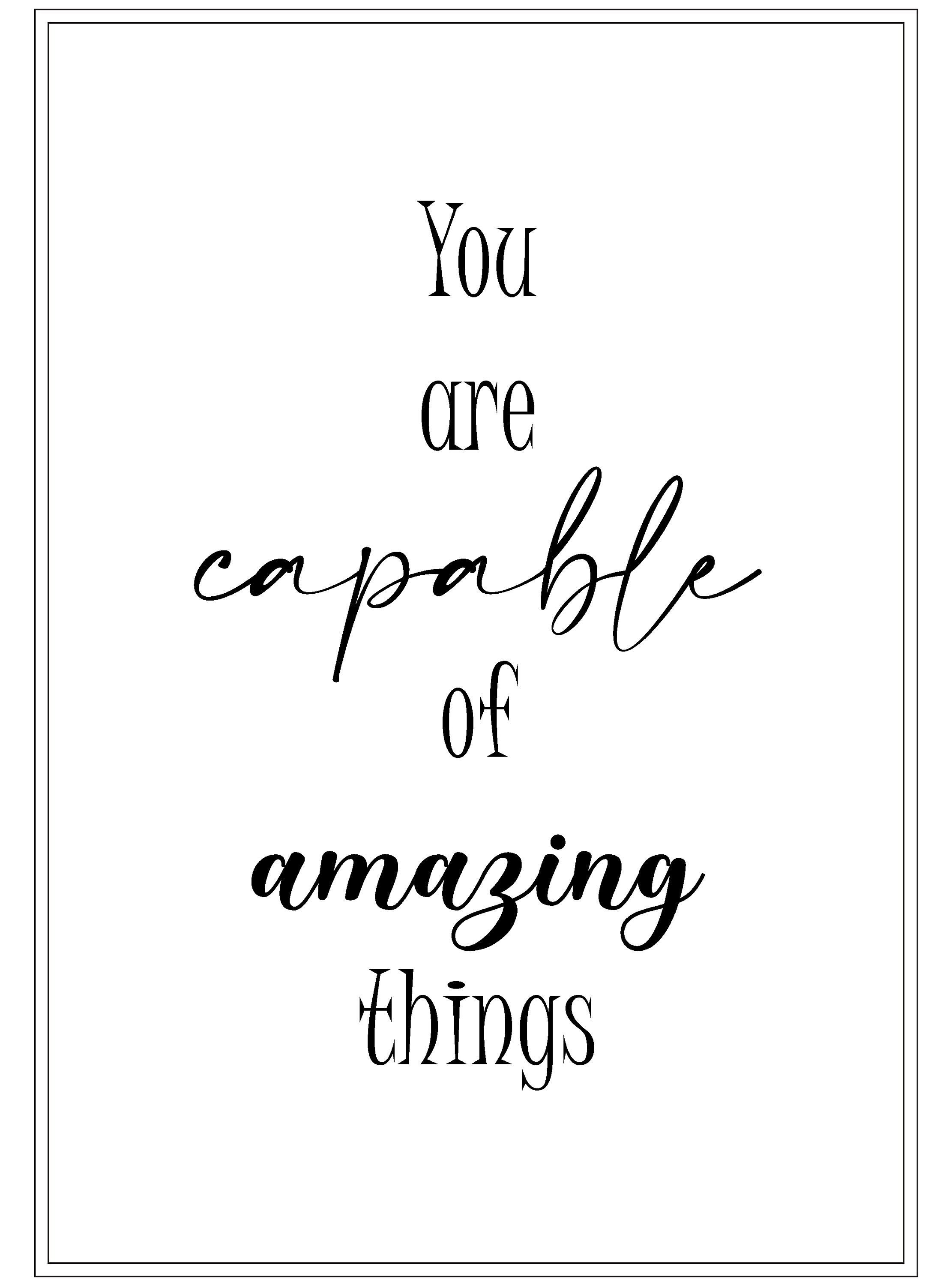 bedroom decor dressing room prints positive thoughts wall