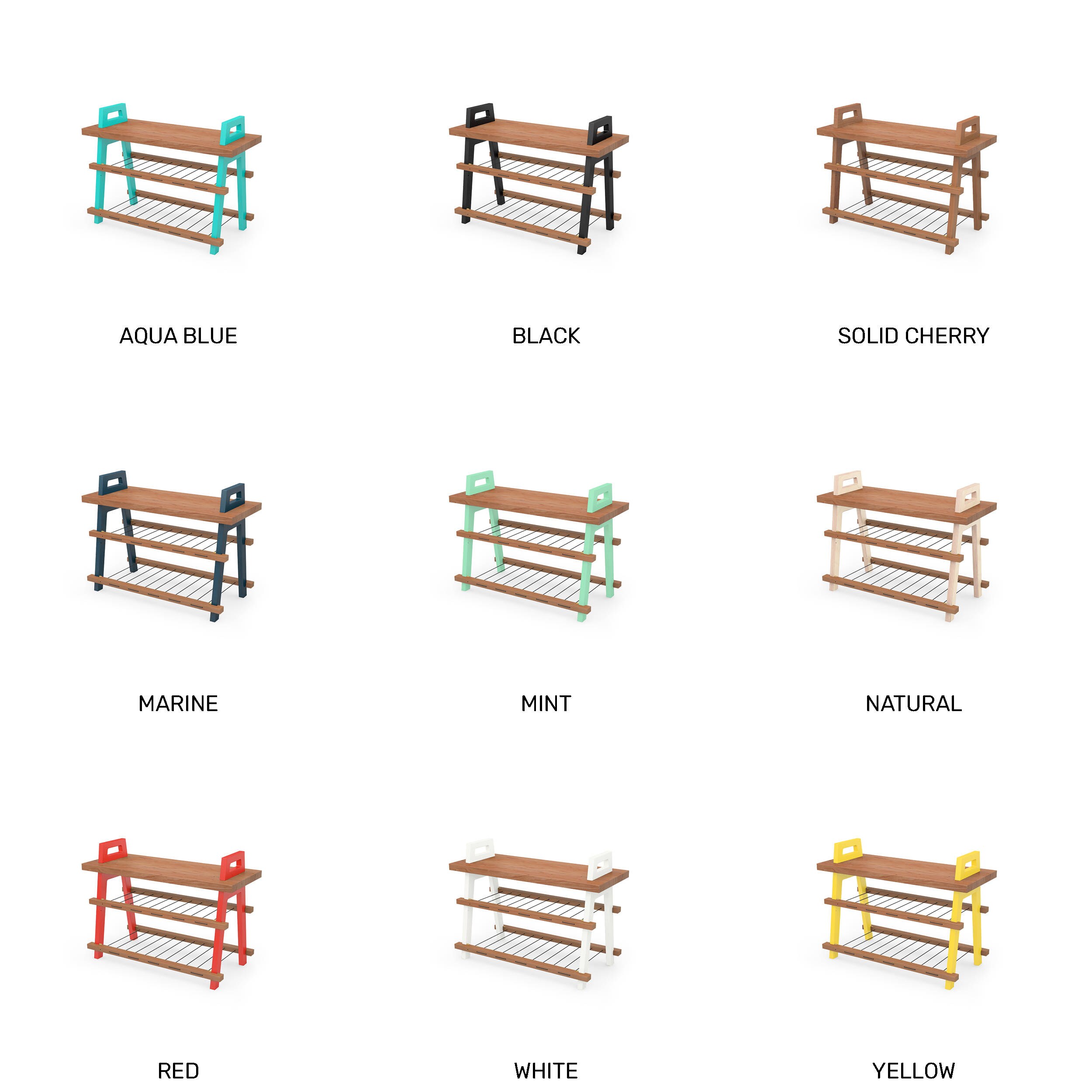 Banco de entrada de cereza de 26 con almacenamiento | Etsy